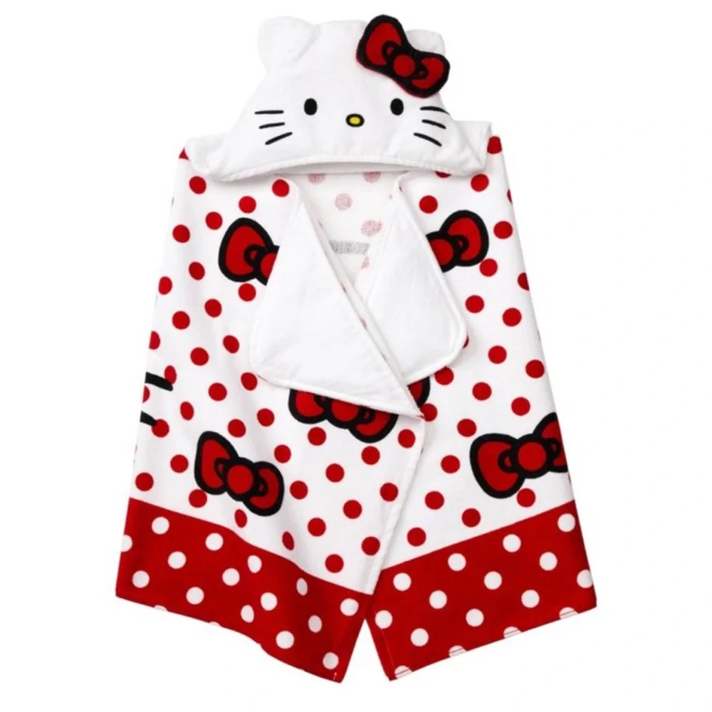 *NEW* Hello Kitty Kids' Hooded Towel Wrap
